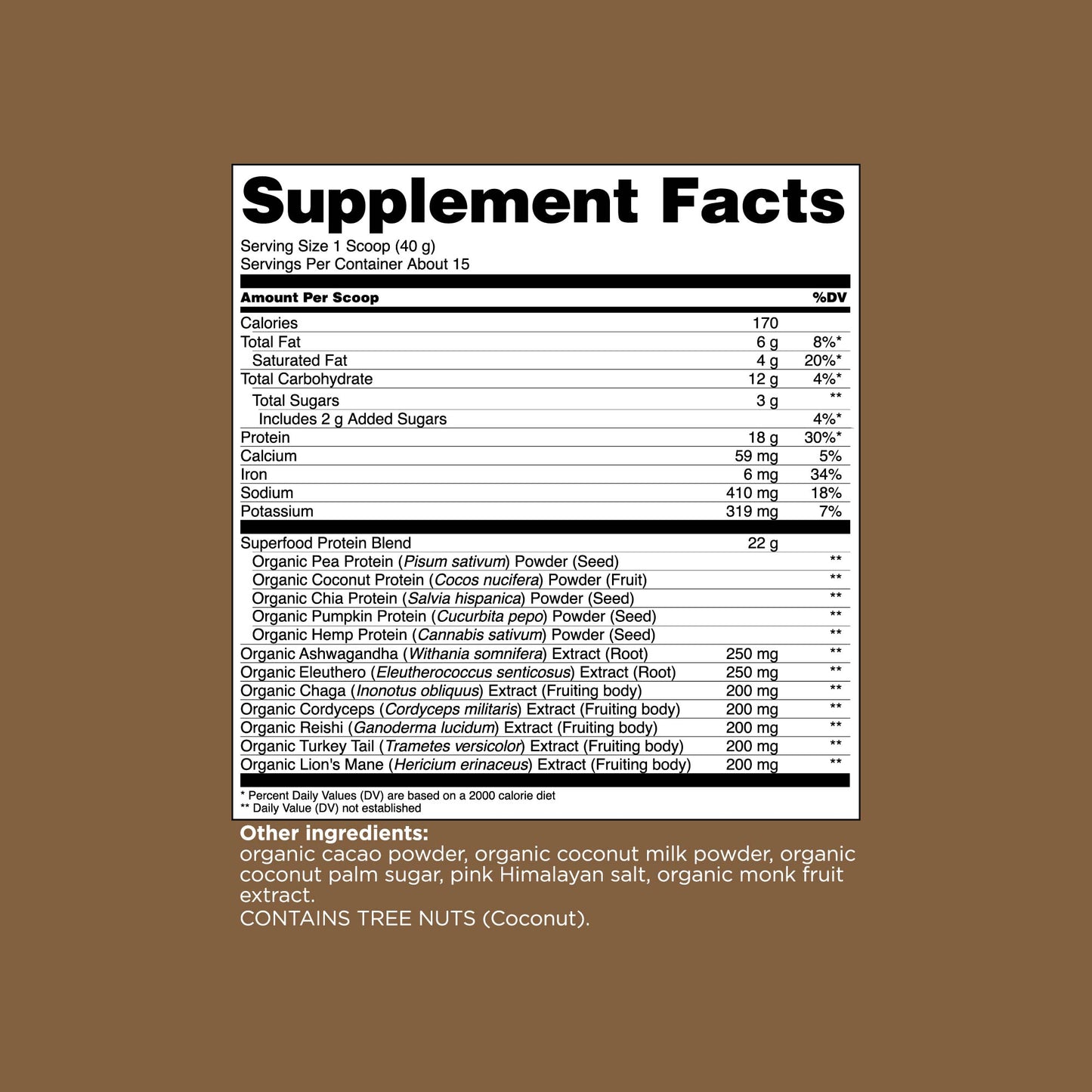 816897022298_Creamy_Cacao_Organic_Protein_Powder_15ct_Facts_Panel