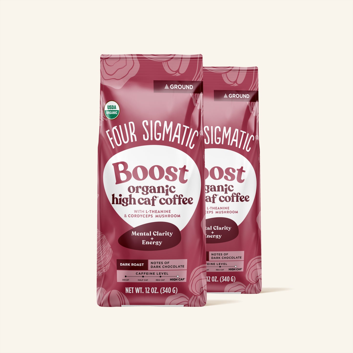 Boost High Caf Ground Coffee Bag