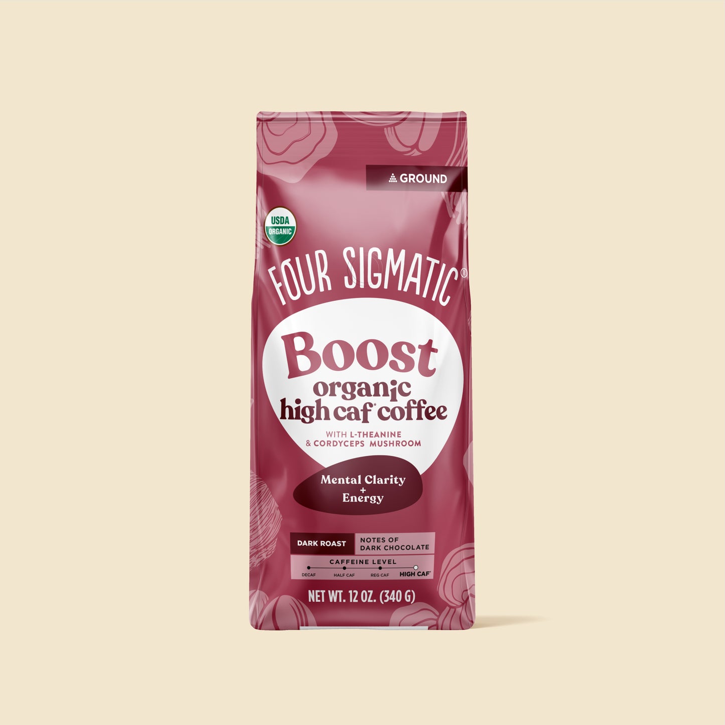 Boost High Caf Ground Coffee Bag