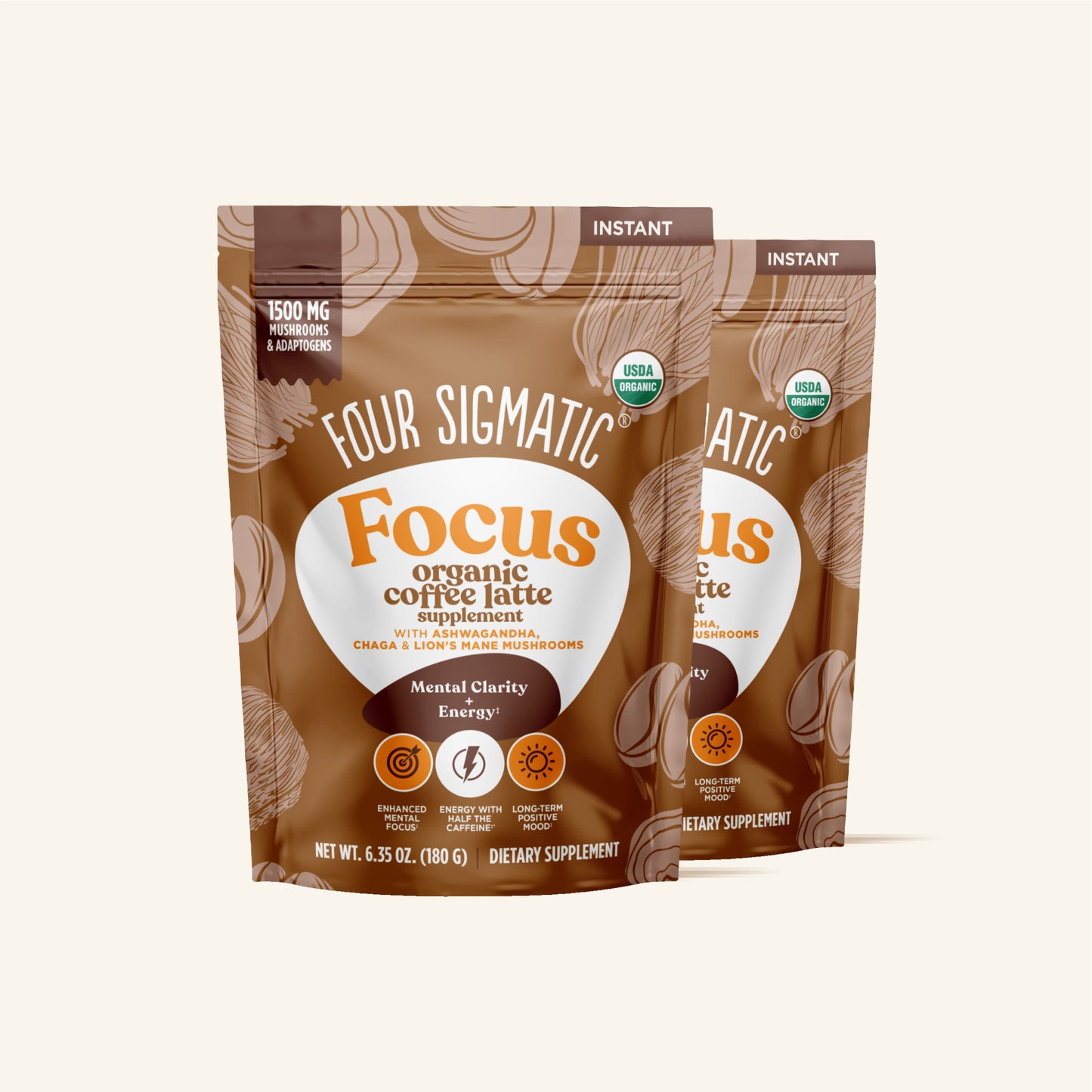 Focus Organic Coffee Latte